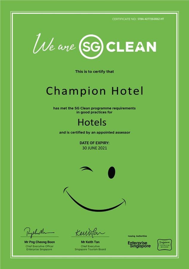 Champion Hotel Singapore Eksteriør bilde